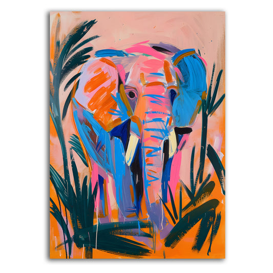 Colorful Elephant Safari