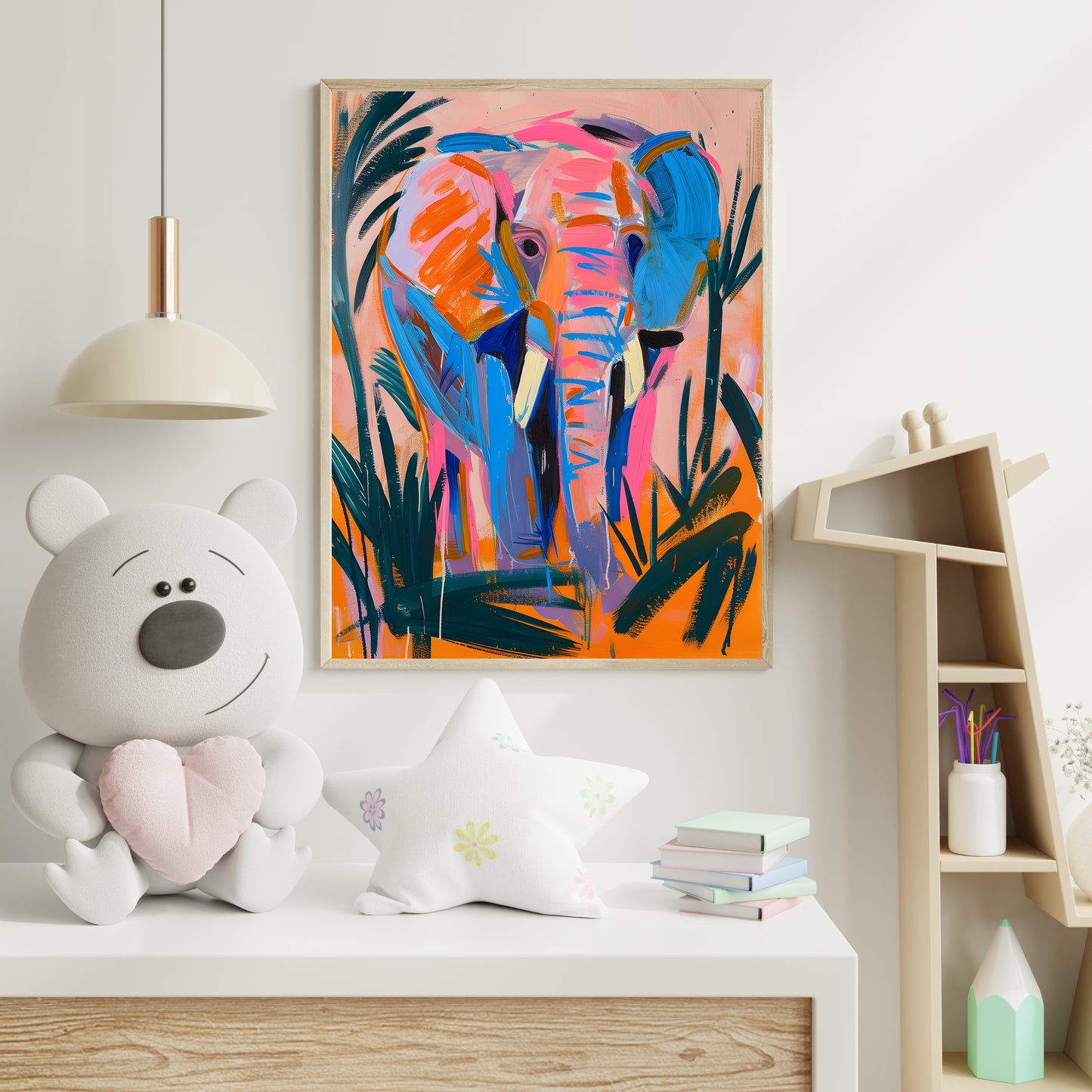 Colorful Elephant Safari