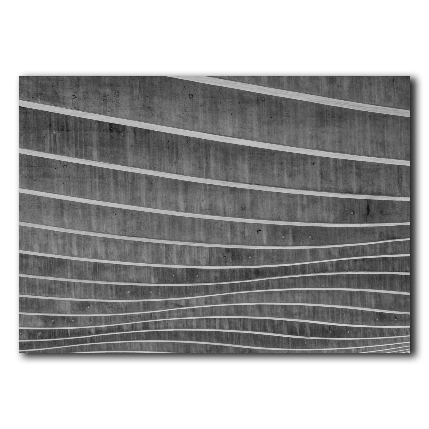Modern Flow – Concrete Texture Wall Art in Black and White