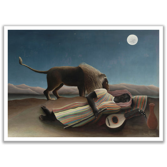 The Sleeping Gypsy (1897) by Henri Rousseau