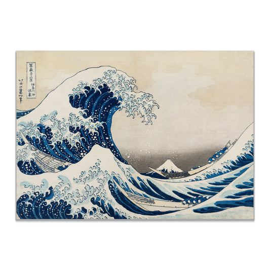 Hokusai's Under the Wave off Kanagawa (1830-1833) Vintage Japanese Print