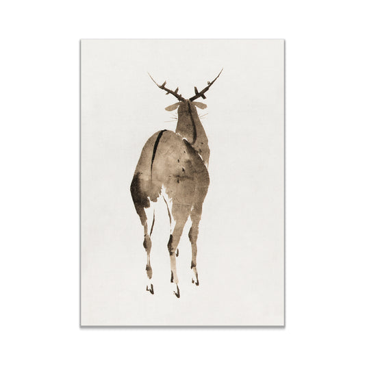 Katsushika Hokusai's Deer (1904), vintage animal illustration