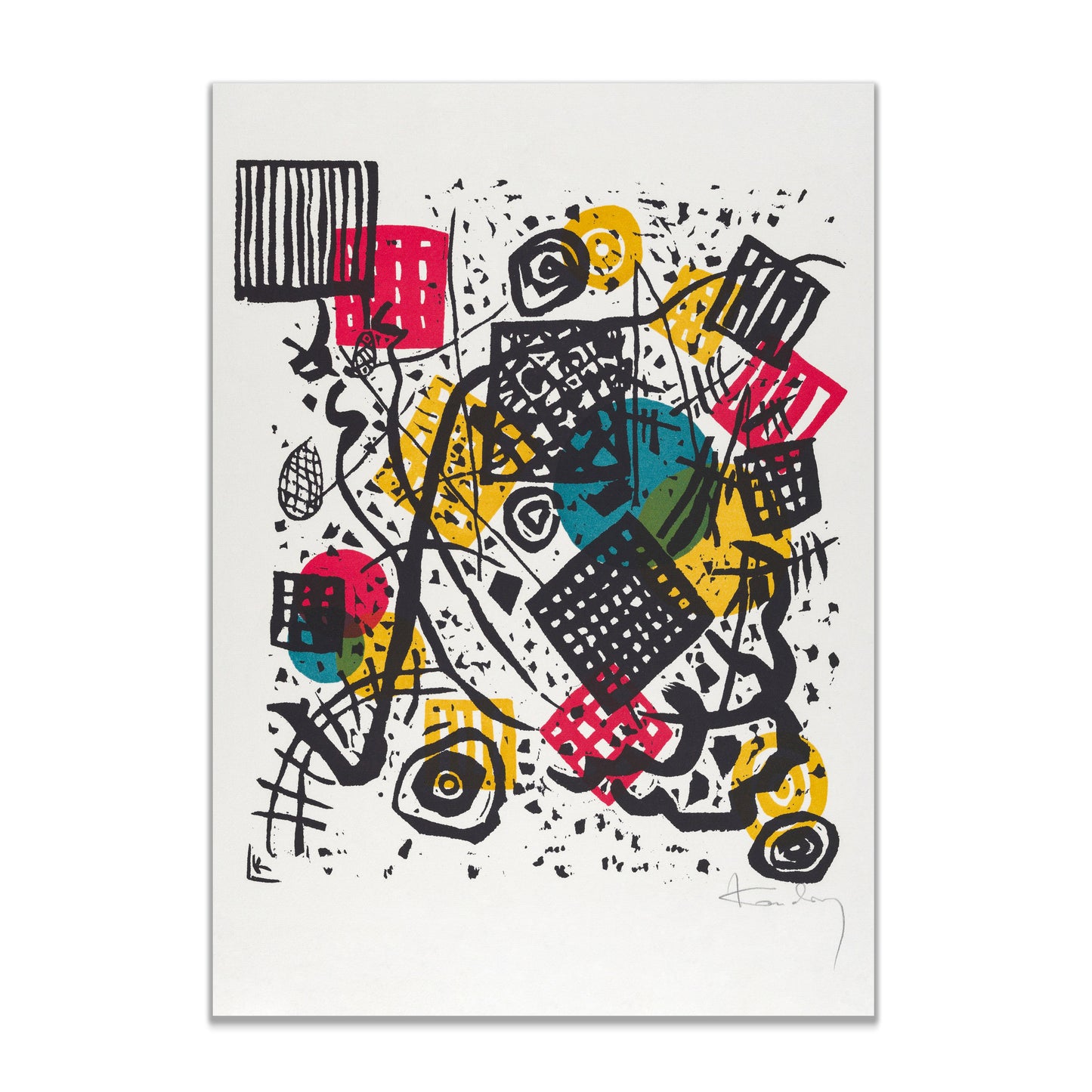 Kleine Welten V (Small Worlds V) (1922) by Wassily Kandinsky