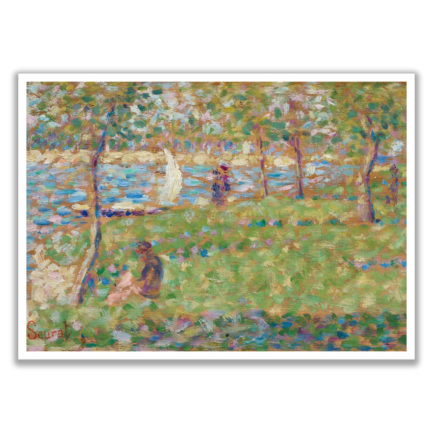 Study for "La Grande Jatte" (ca. 1884–1885) by Georges Seurat