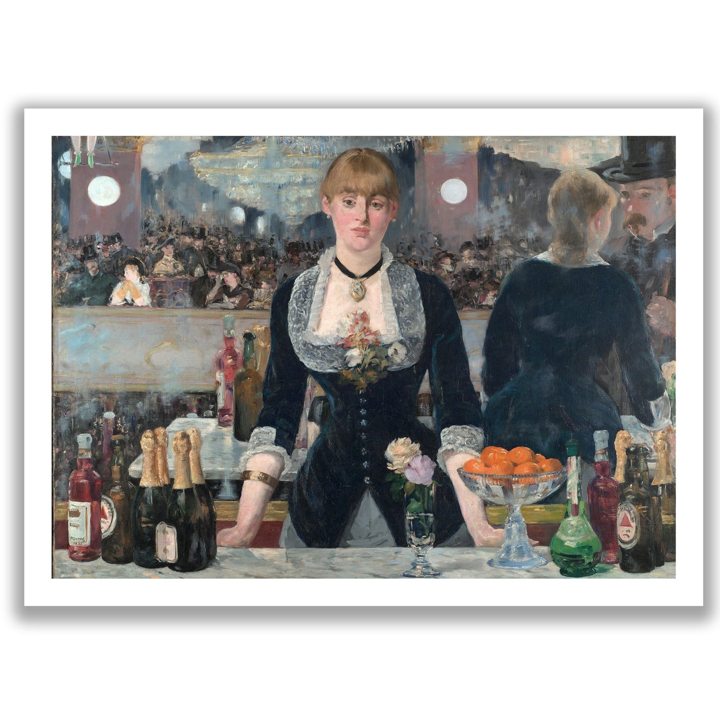 A Bar at the Folies - Bergère by Edouard Manet - The Print Vault