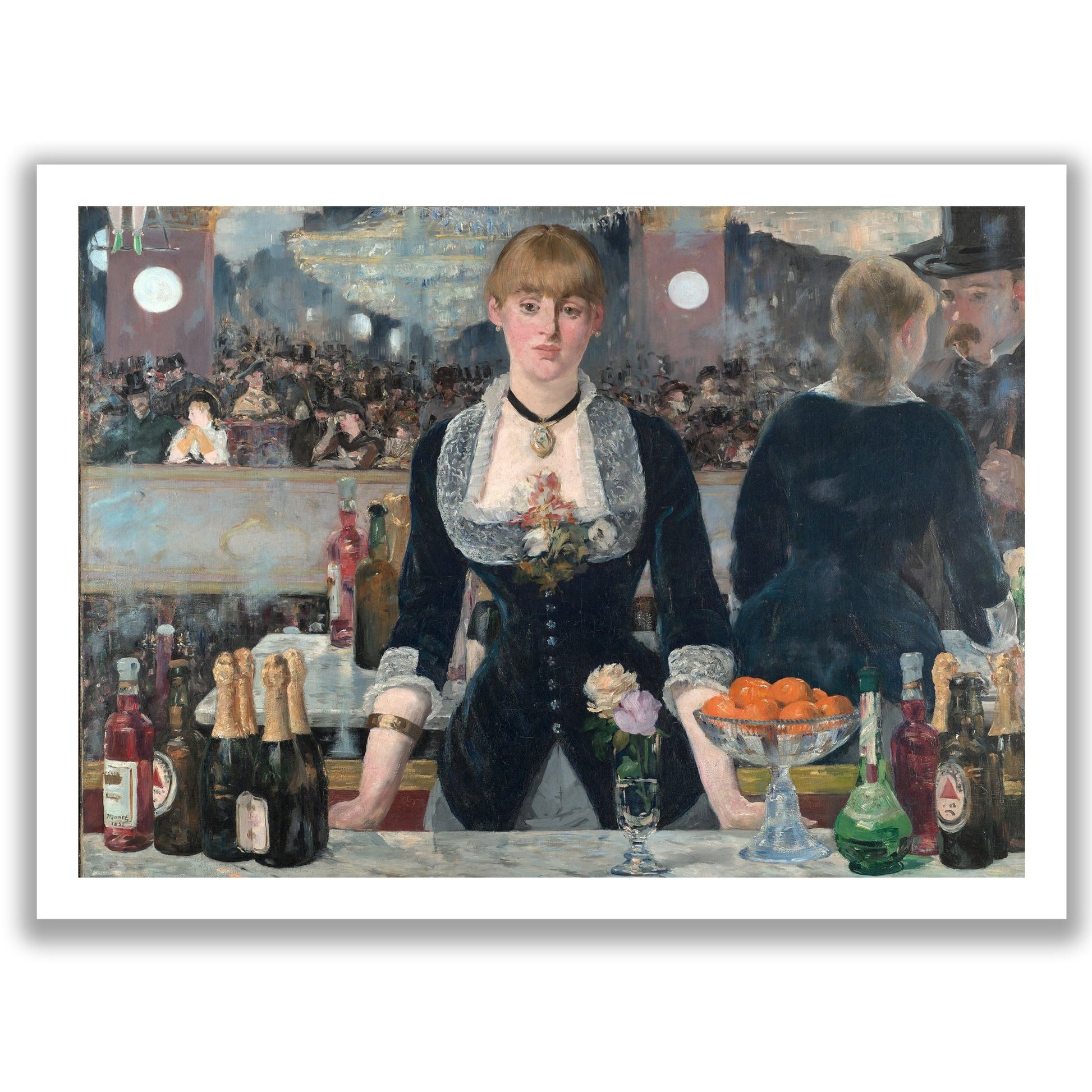 A Bar at the Folies - Bergère by Edouard Manet - The Print Vault