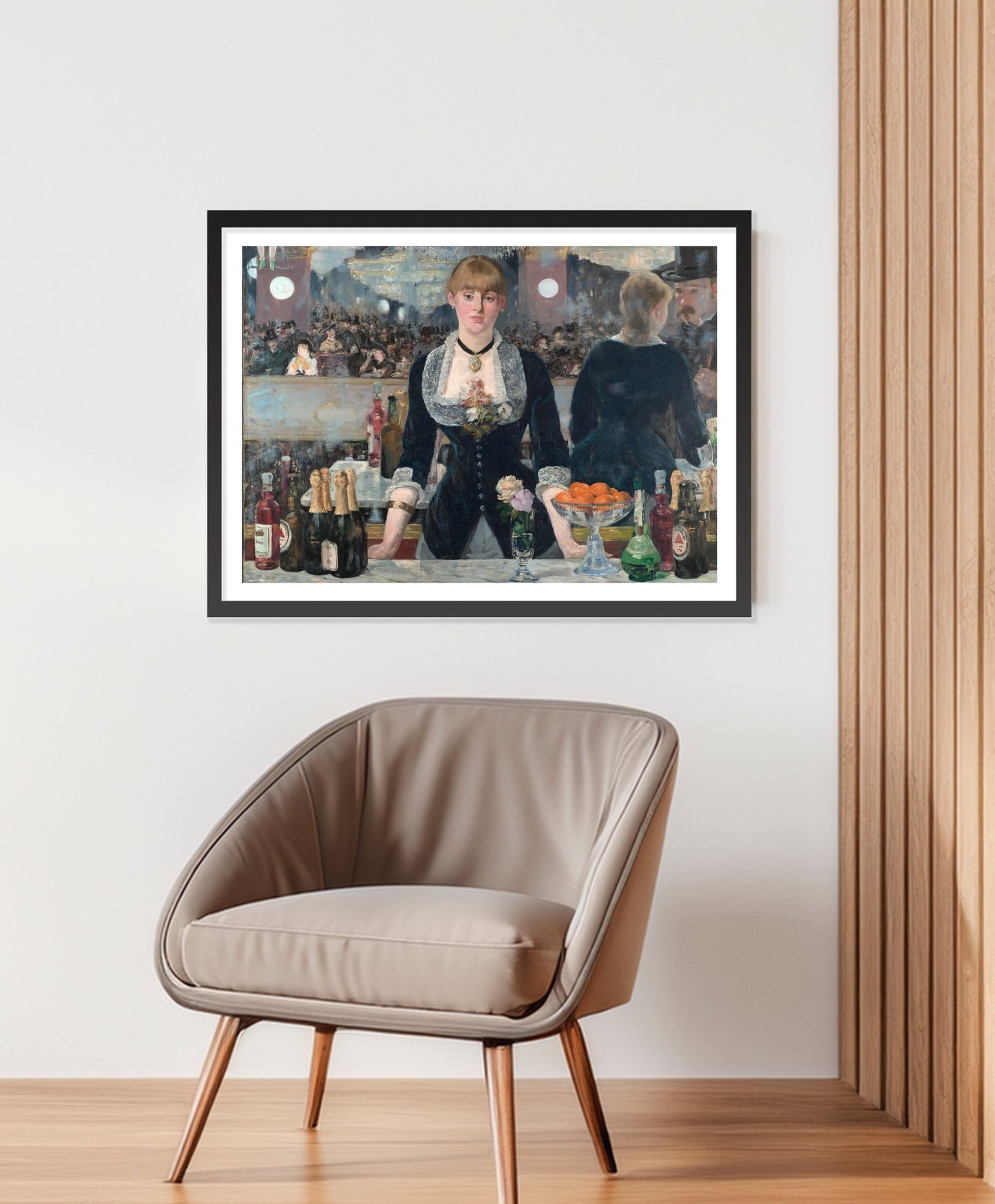 A Bar at the Folies - Bergère by Edouard Manet - The Print Vault