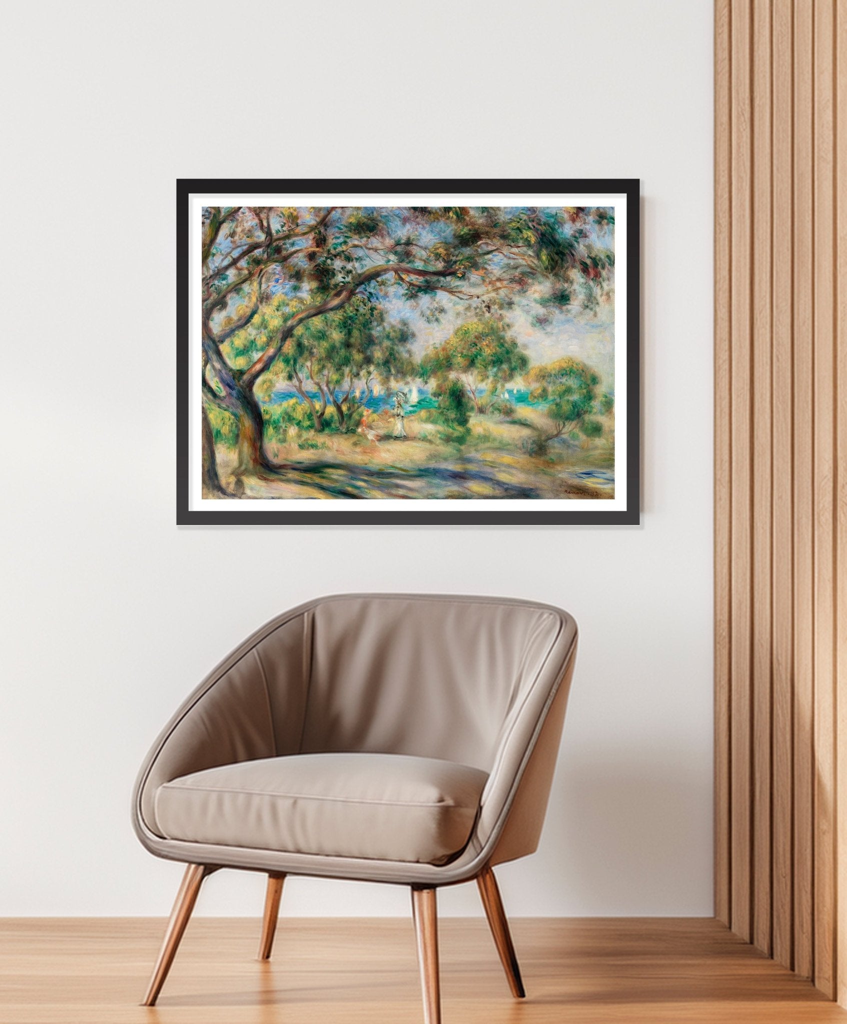 Bois de la Chaise (Paysage) (1892) by Pierre - Auguste Renoir - The Print Vault