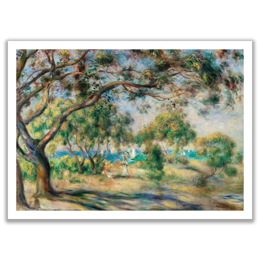 Bois de la Chaise (Paysage) (1892) by Pierre - Auguste Renoir - The Print Vault