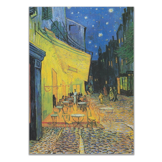 Café Terrace at Night (1888) by Vincent van Gogh - The Print Vault