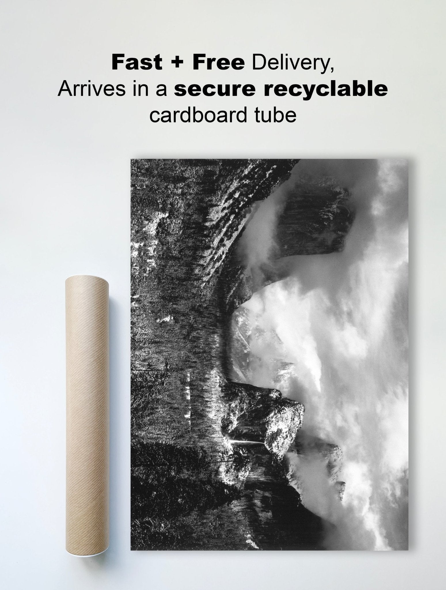 Ansel Adams Prints - Clearing Winter Storm, Yosemite Valley – Delivery View