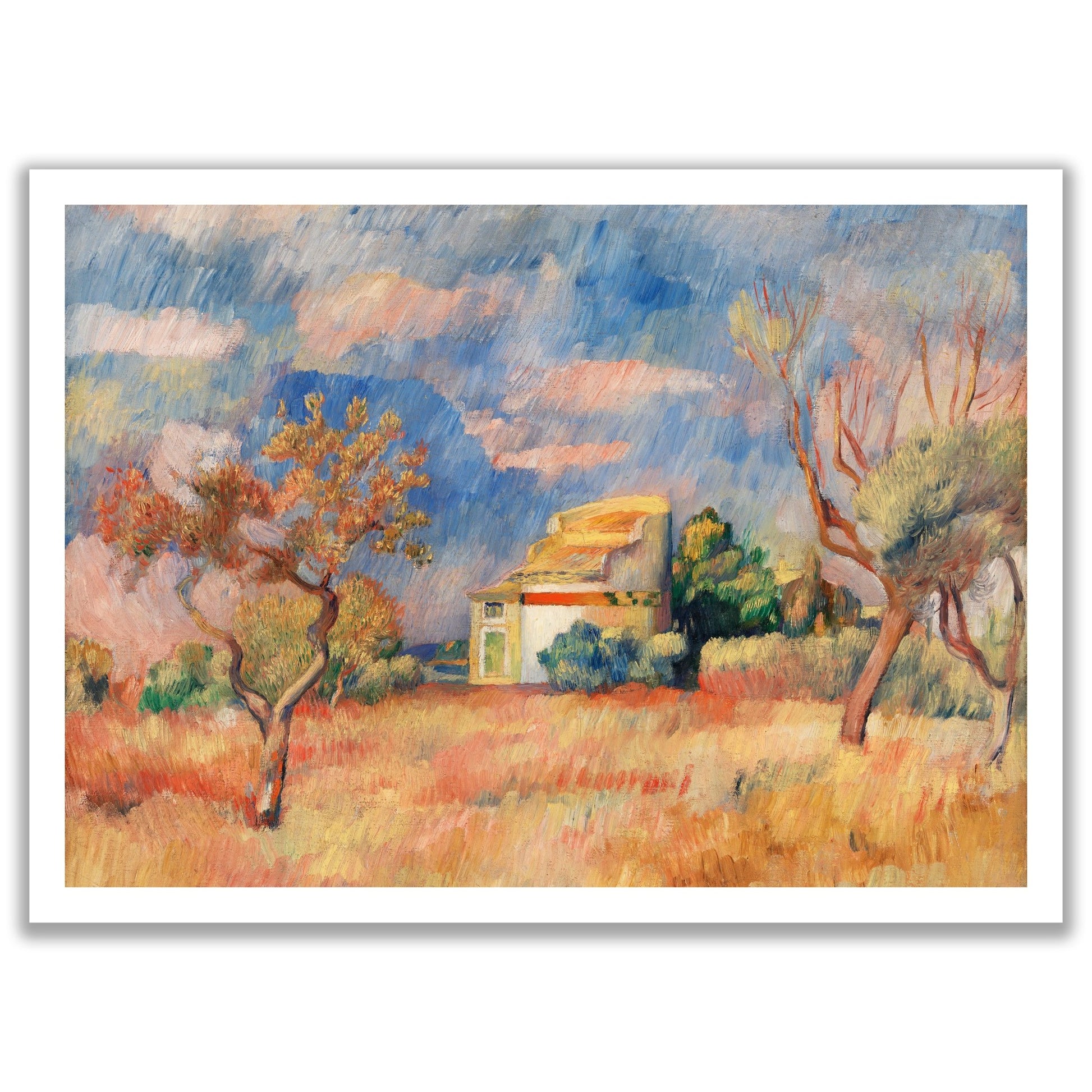Dovecote at Bellevue (1888–1889) by Pierre - Auguste Renoir - The Print Vault