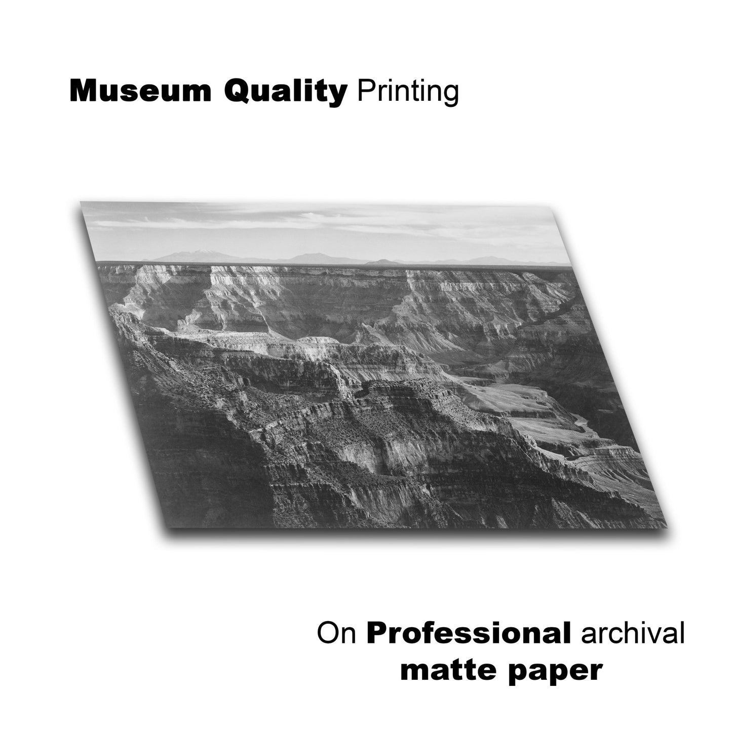 Ansel Adams Prints - Grand Canyon National Park, Arizona – Lay Flat View