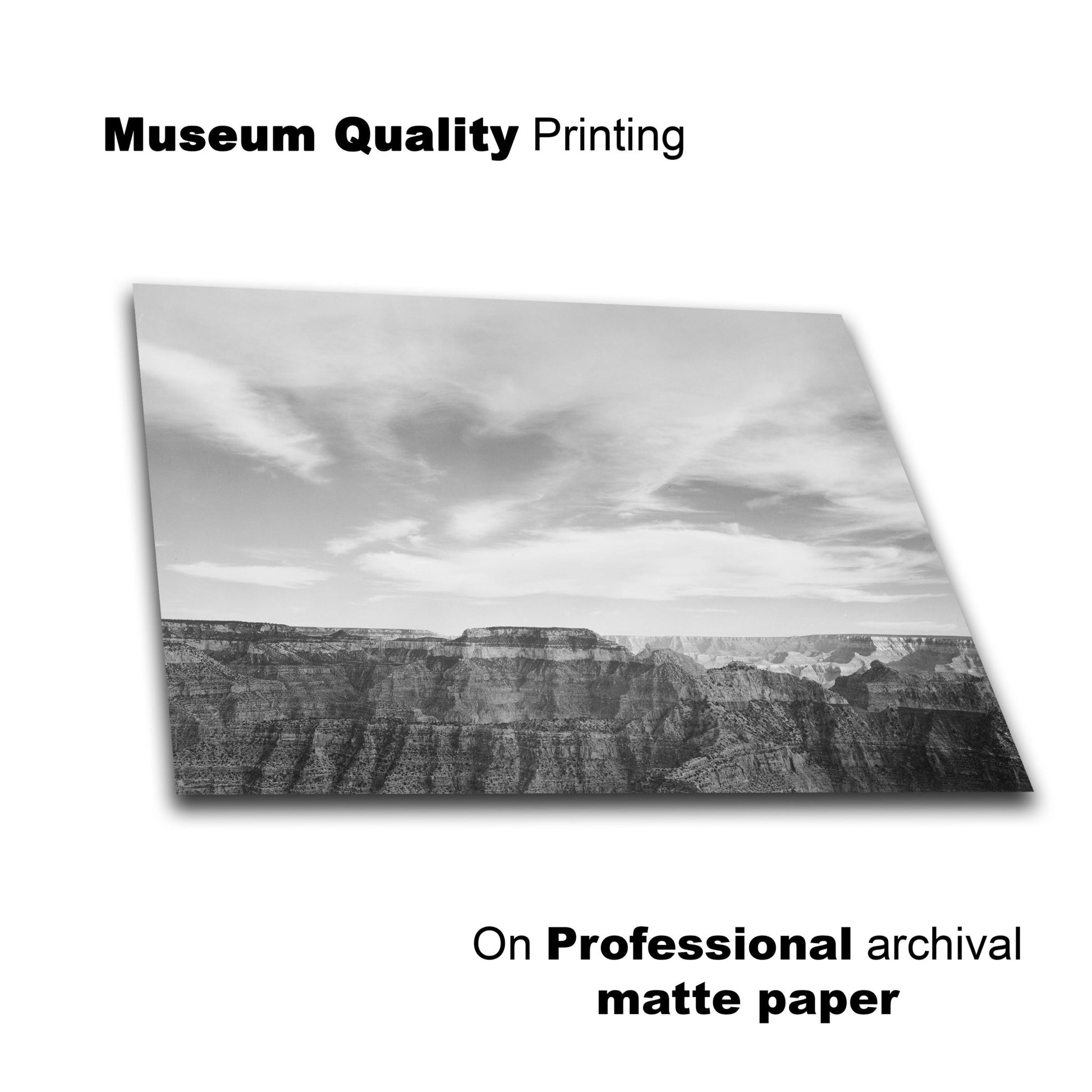 Ansel Adams Prints - Grand Canyon National Park, Arizona – Lay Flat View