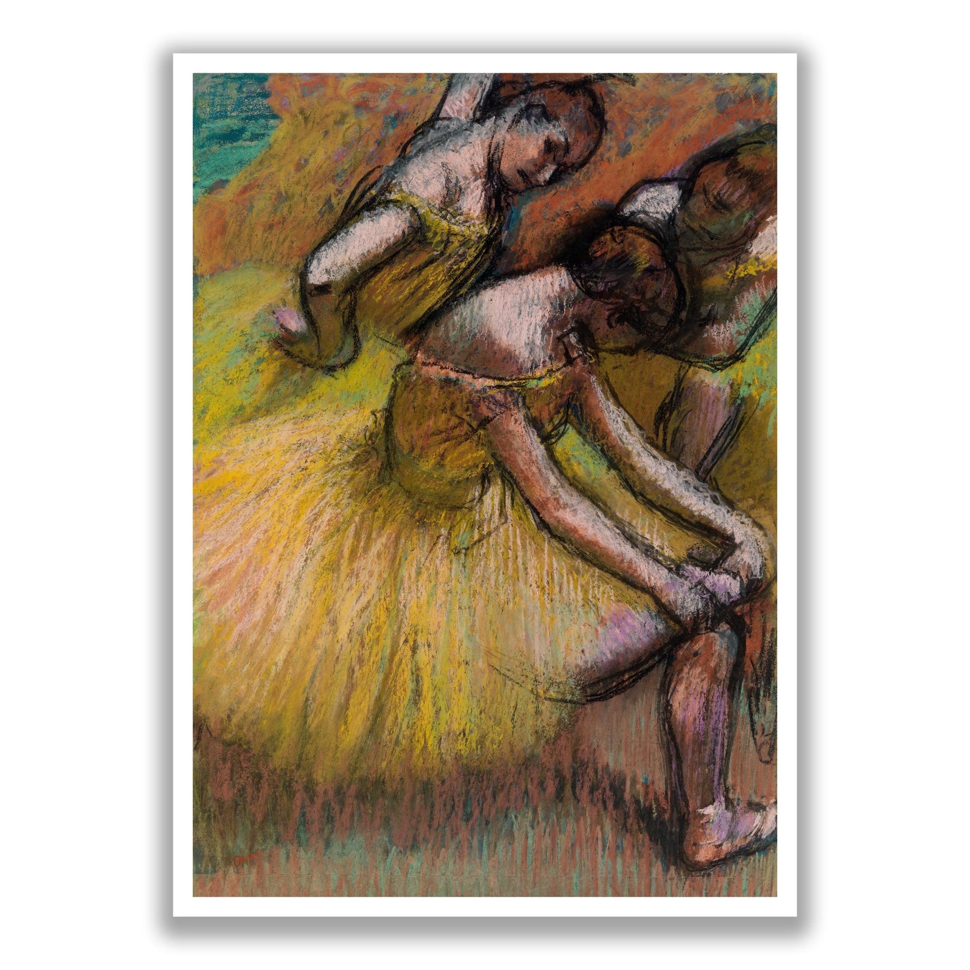 Group of Dancers by Edgar Degas - The Print Vault
