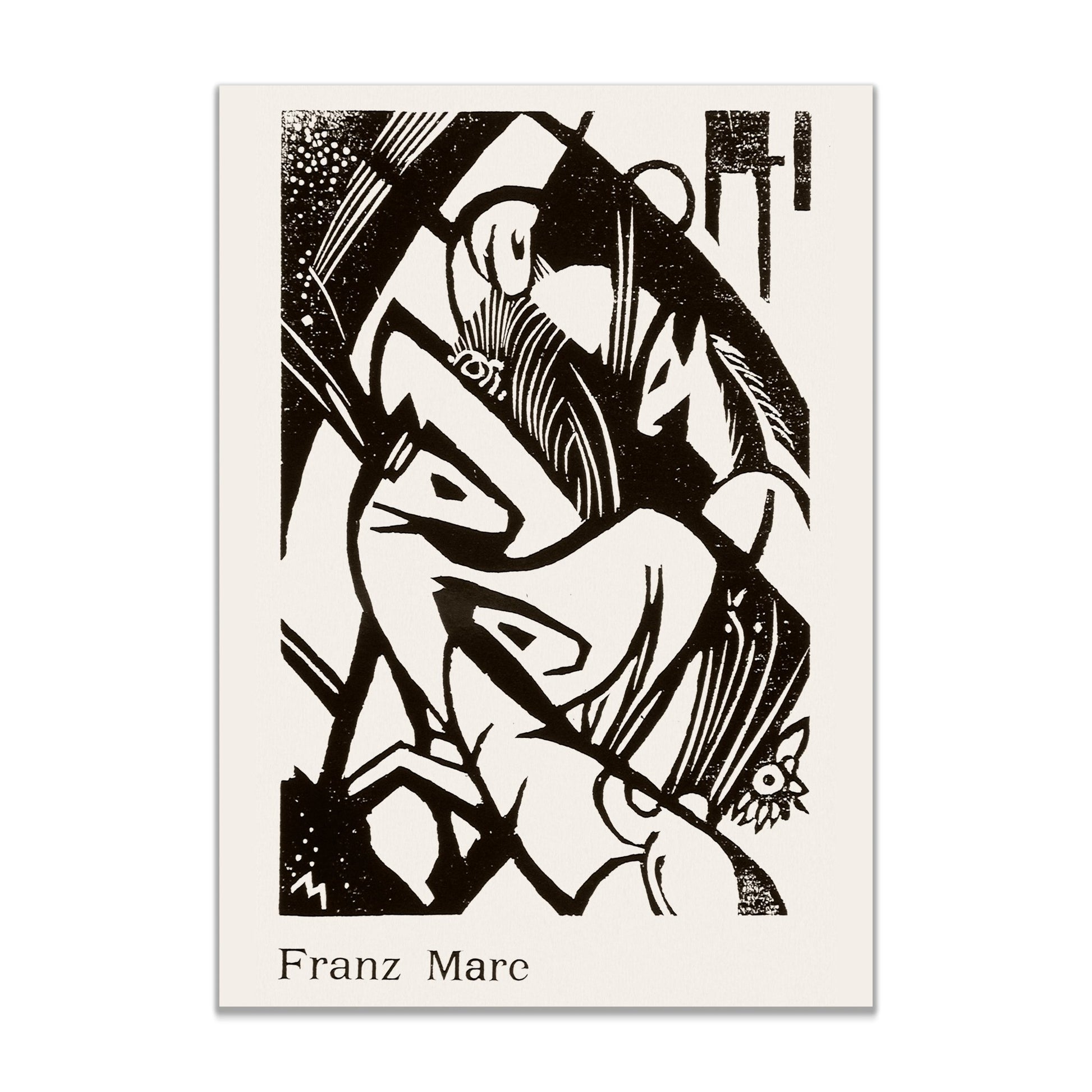 Horses (1912) by Franz Marc - The Print Vault