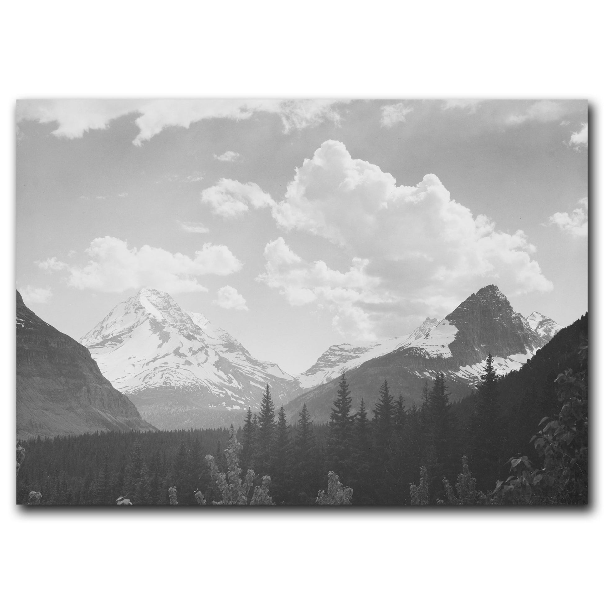Adams Poster Prints - In Glacier National Park, Montana – Front View