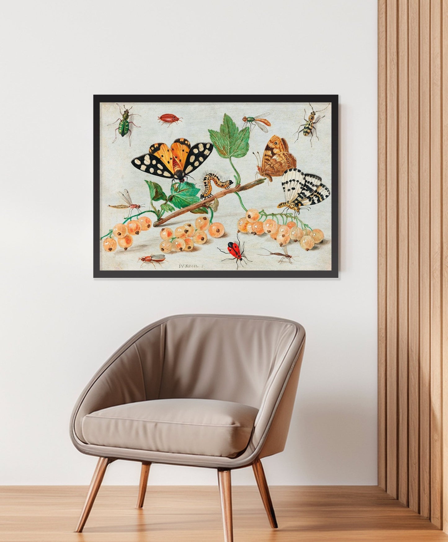 Insects and Fruits (1660–1665) by Jan van Kessel - The Print Vault