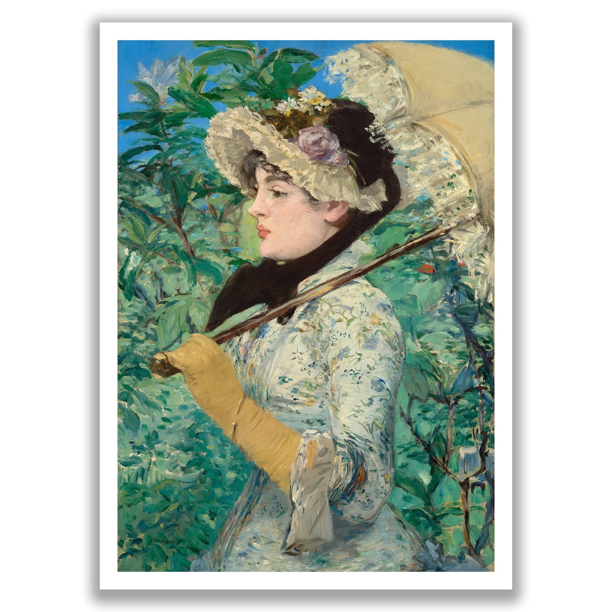 Jeanne Spring (1881) by Edouard Manet - The Print Vault