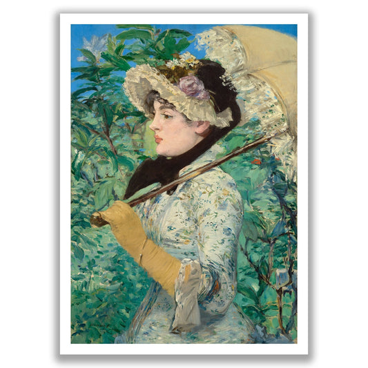 Jeanne Spring (1881) by Edouard Manet - The Print Vault