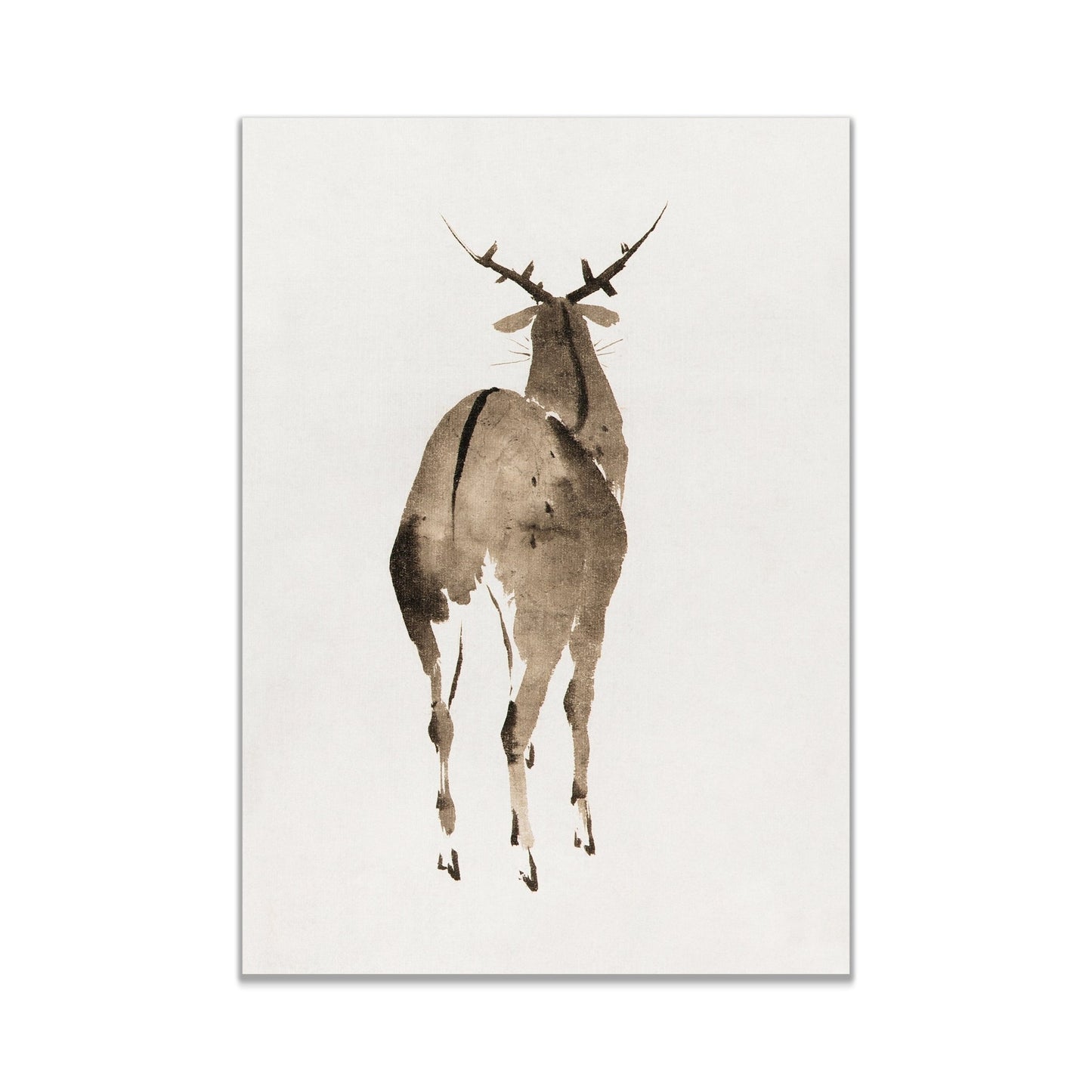 Katsushika Hokusai's Deer (1904), vintage animal illustration - The Print Vault