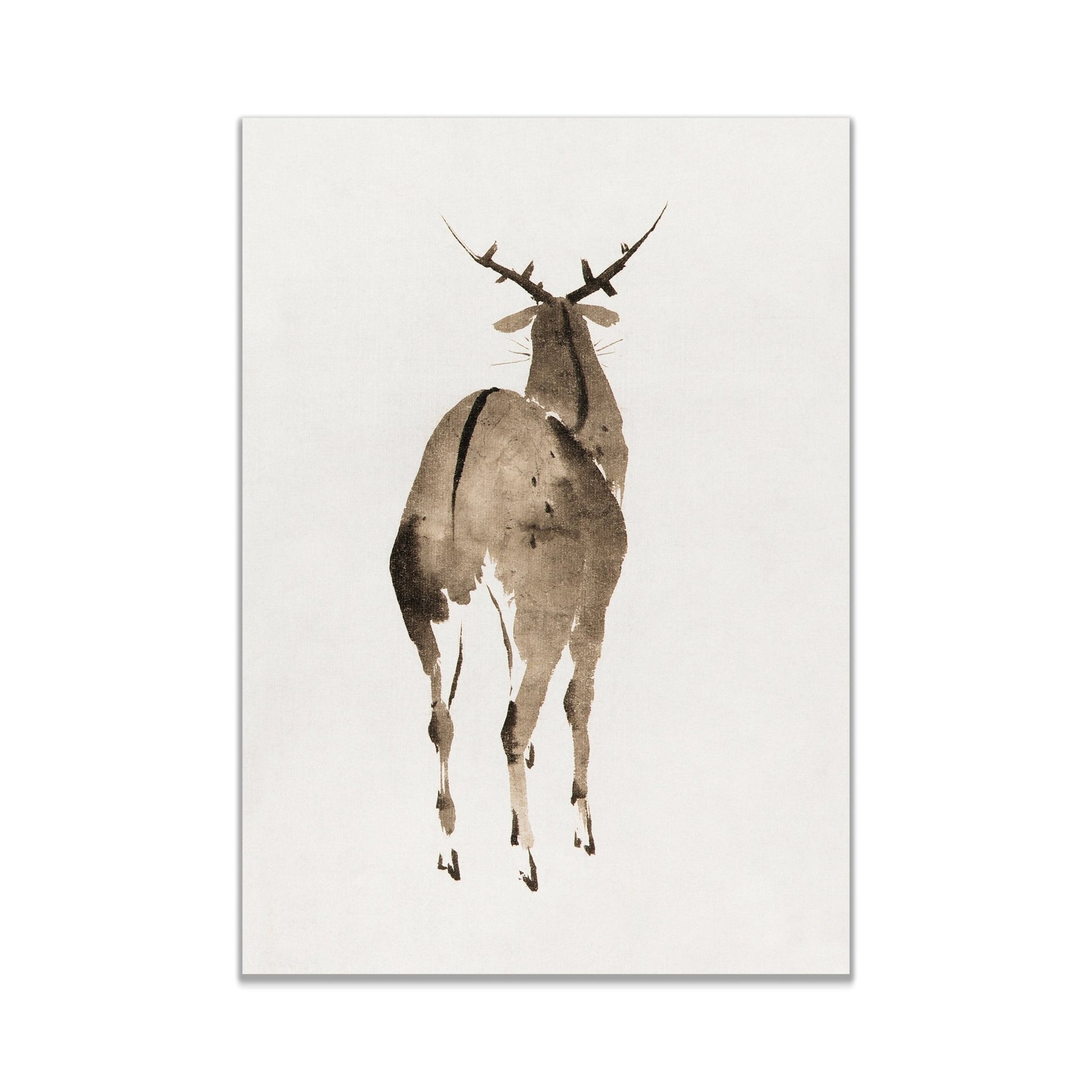 Katsushika Hokusai's Deer (1904), vintage animal illustration - The Print Vault