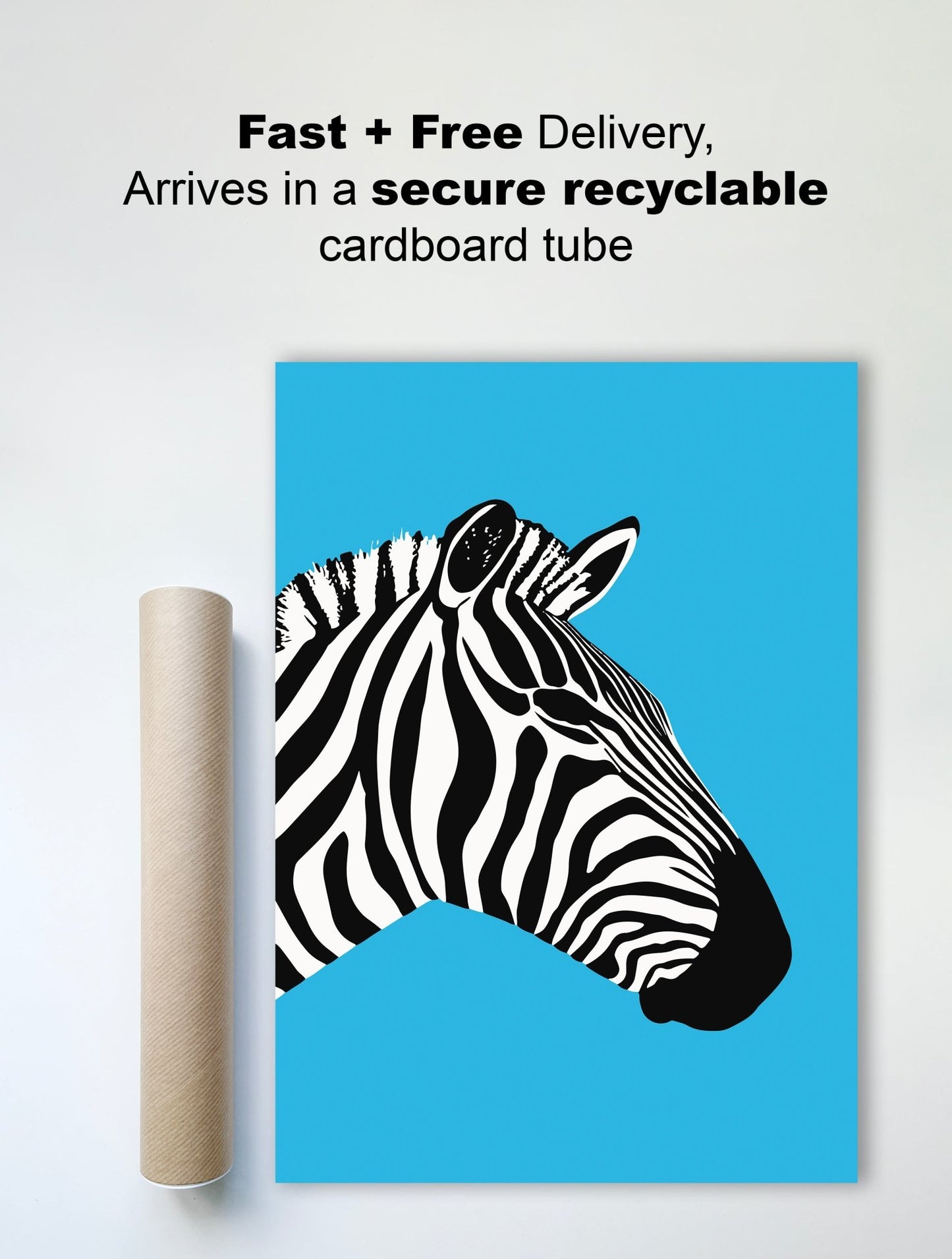kids print bold zebra striking safari inspired artwork delivery view