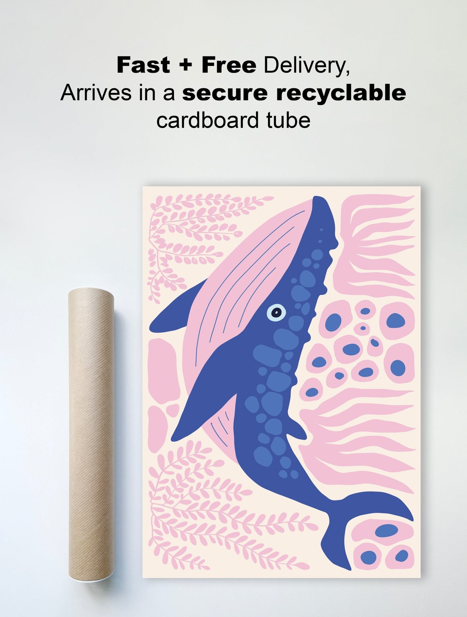 kids print under the sea whale adventure delivery view