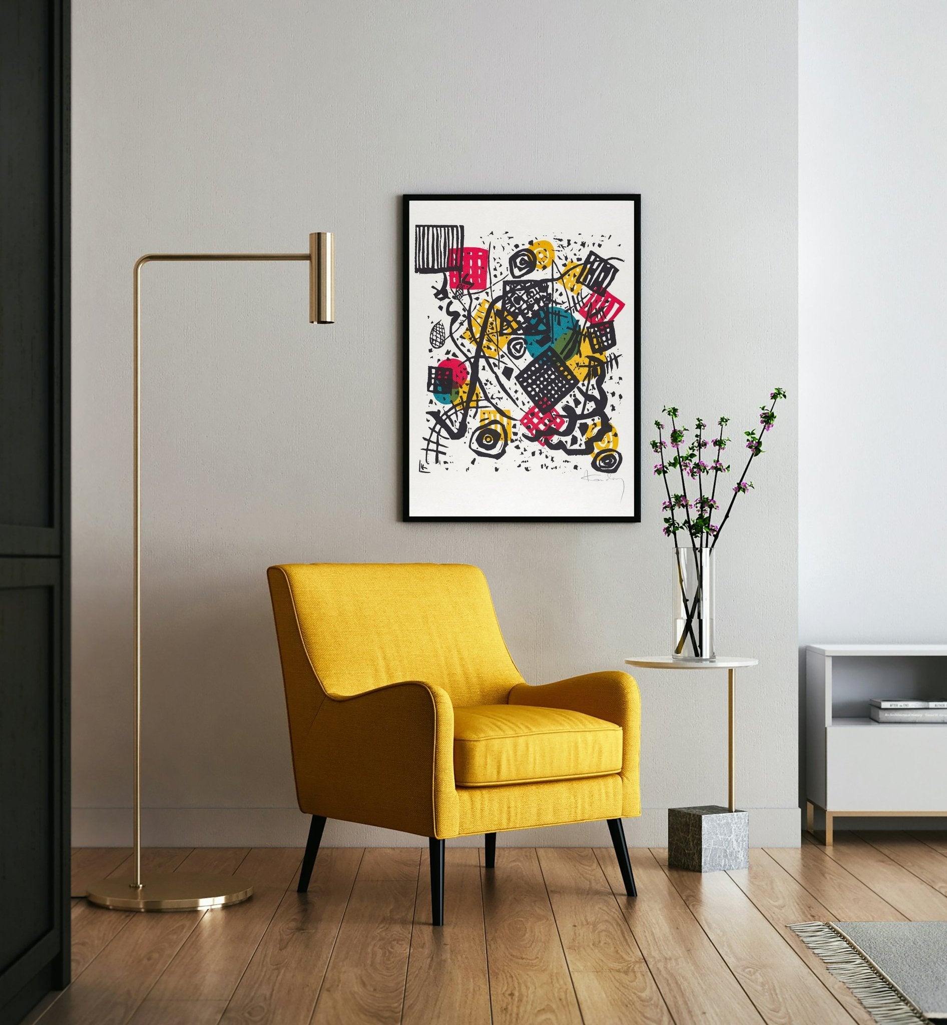 Kleine Welten V Abstract Wall Art Room View