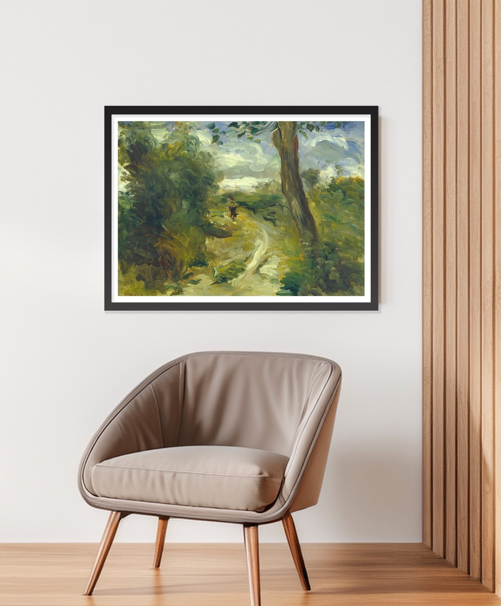 Landscape Between Storms (1874 - 1875) by Pierre - Auguste Renoir - The Print Vault