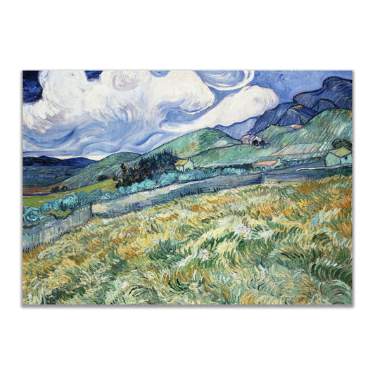 Landscape from Saint - Rémy (1889) by Vincent van Gogh - The Print Vault