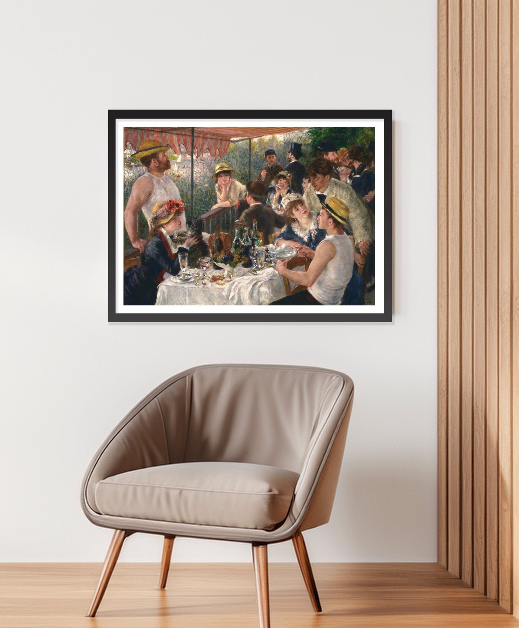 Luncheon of the Boating Party (1880 - 1881) by Pierre - Auguste Renoir - The Print Vault