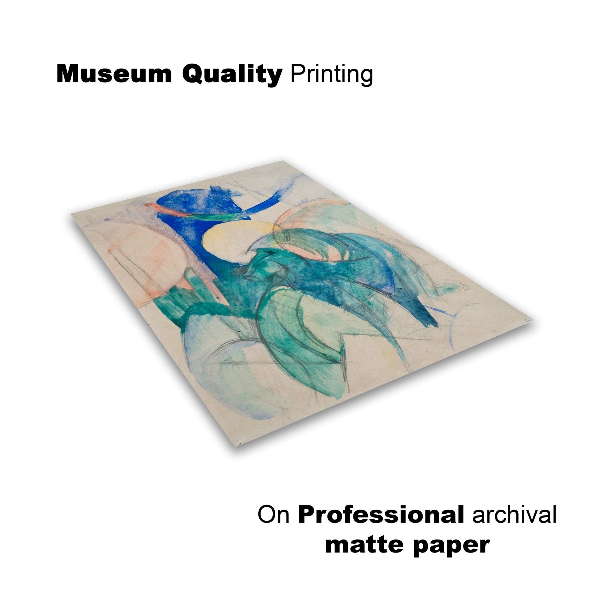 Mandrill by Franz Marc - The Print Vault