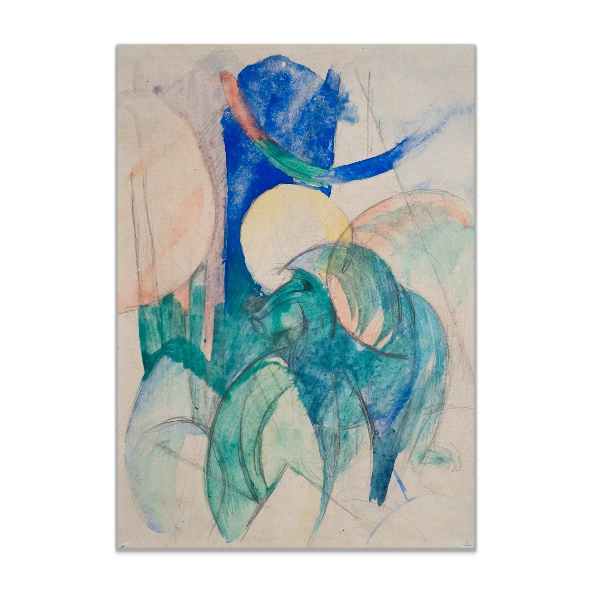 Mandrill by Franz Marc - The Print Vault