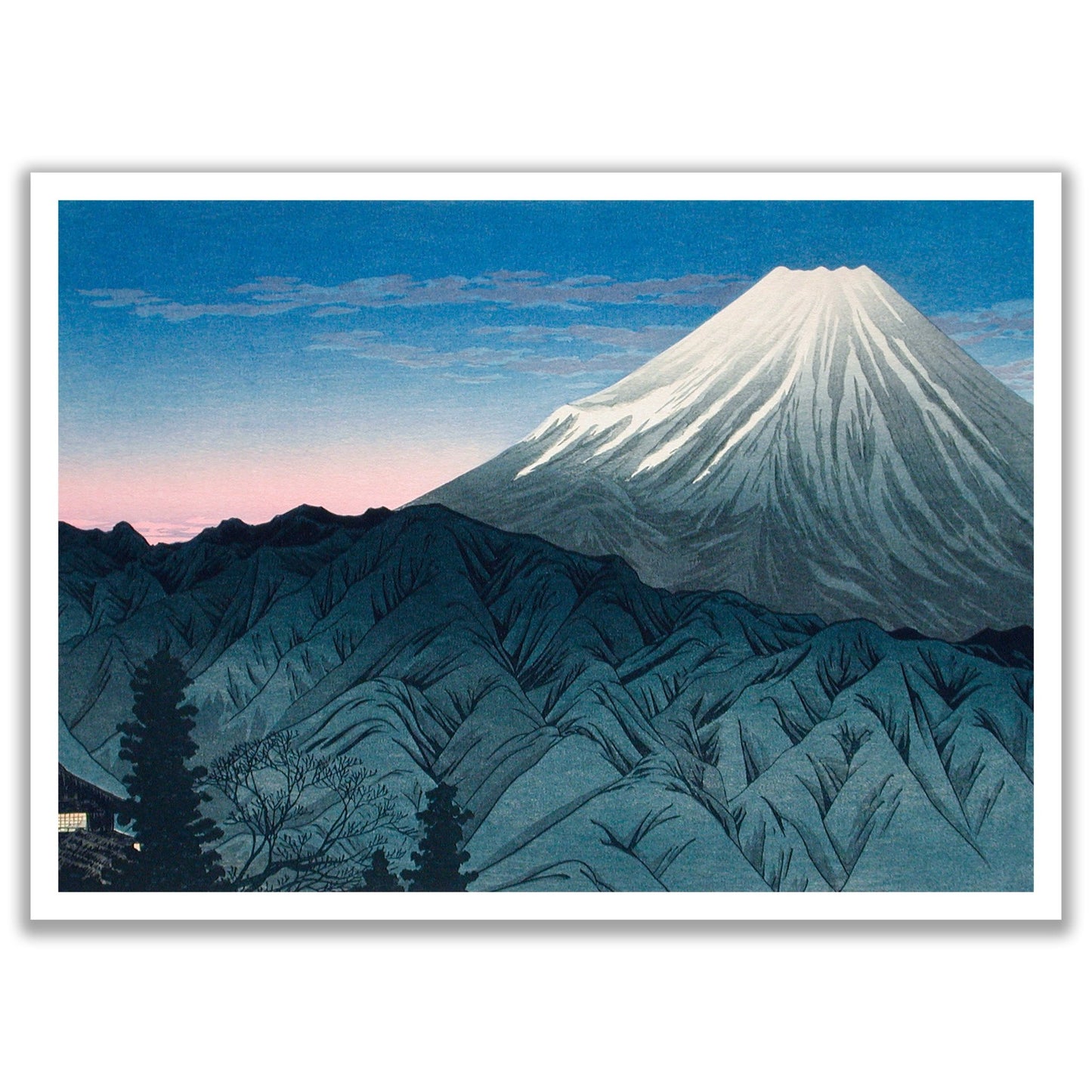 Mount Fuji From Hakone (1930) by Hiroaki Takahashi - The Print Vault