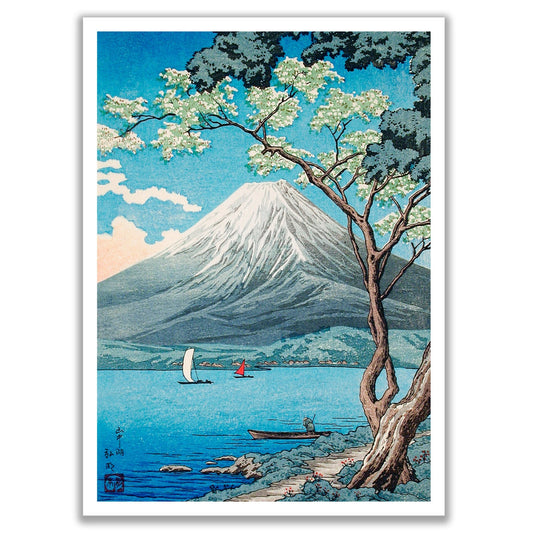 Mount Fuji from Lake Yamanaka by Hiroaki Takahashi - The Print Vault