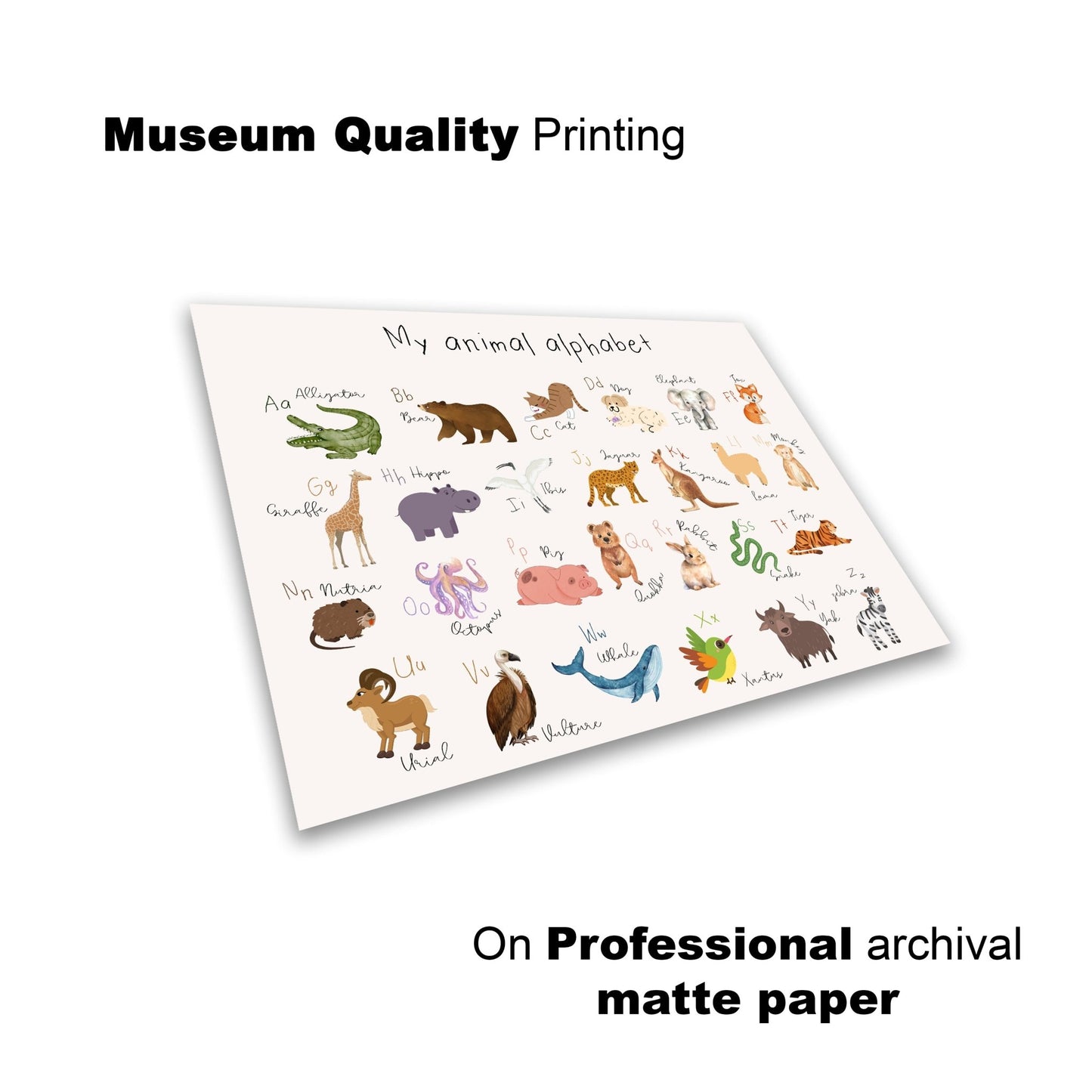 My Animal Alphabet - The Print Vault