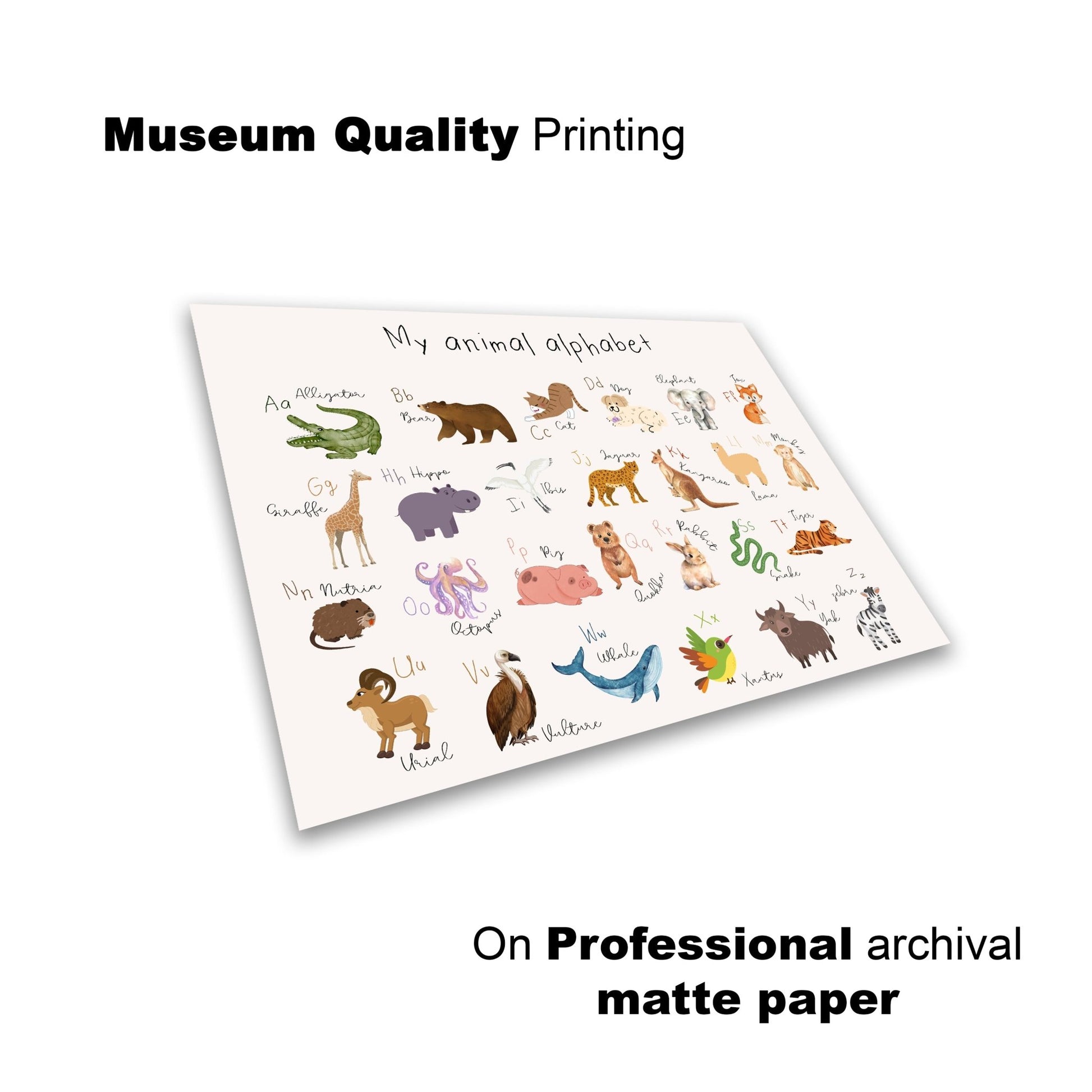 My Animal Alphabet - The Print Vault