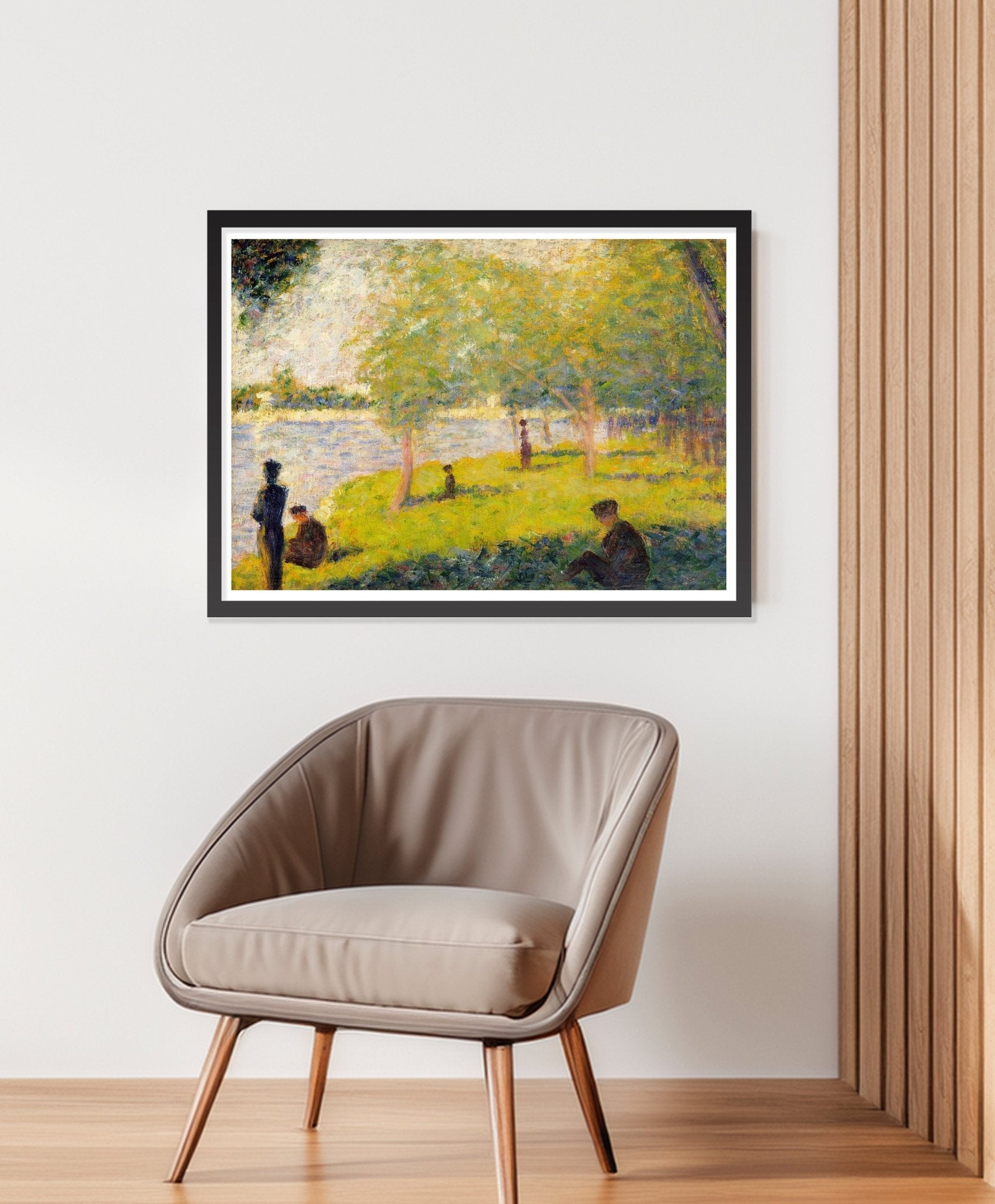 Study for a Sunday on La Grande Jatte (1884) by Georges Seurat - The Print Vault