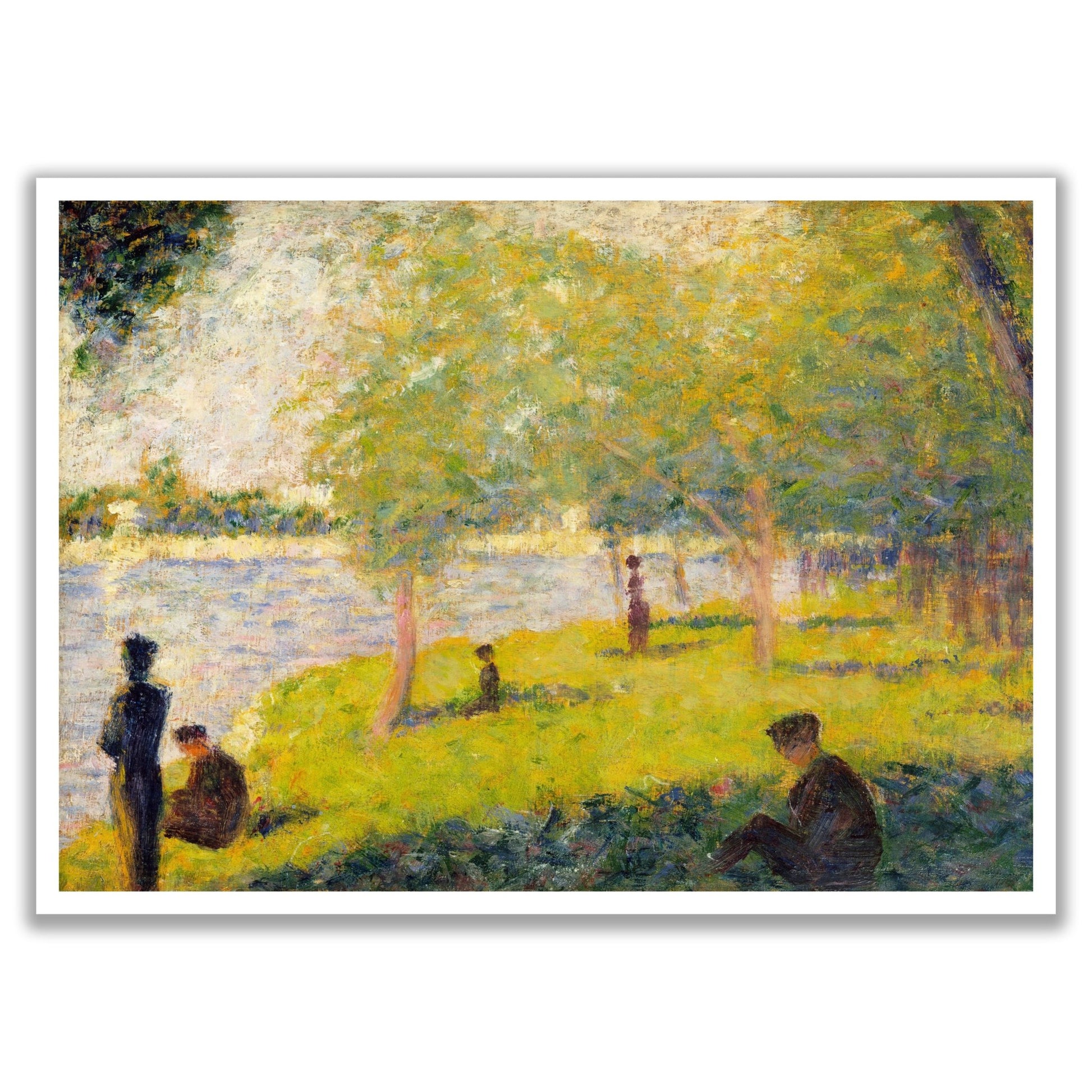 Study for a Sunday on La Grande Jatte (1884) by Georges Seurat - The Print Vault