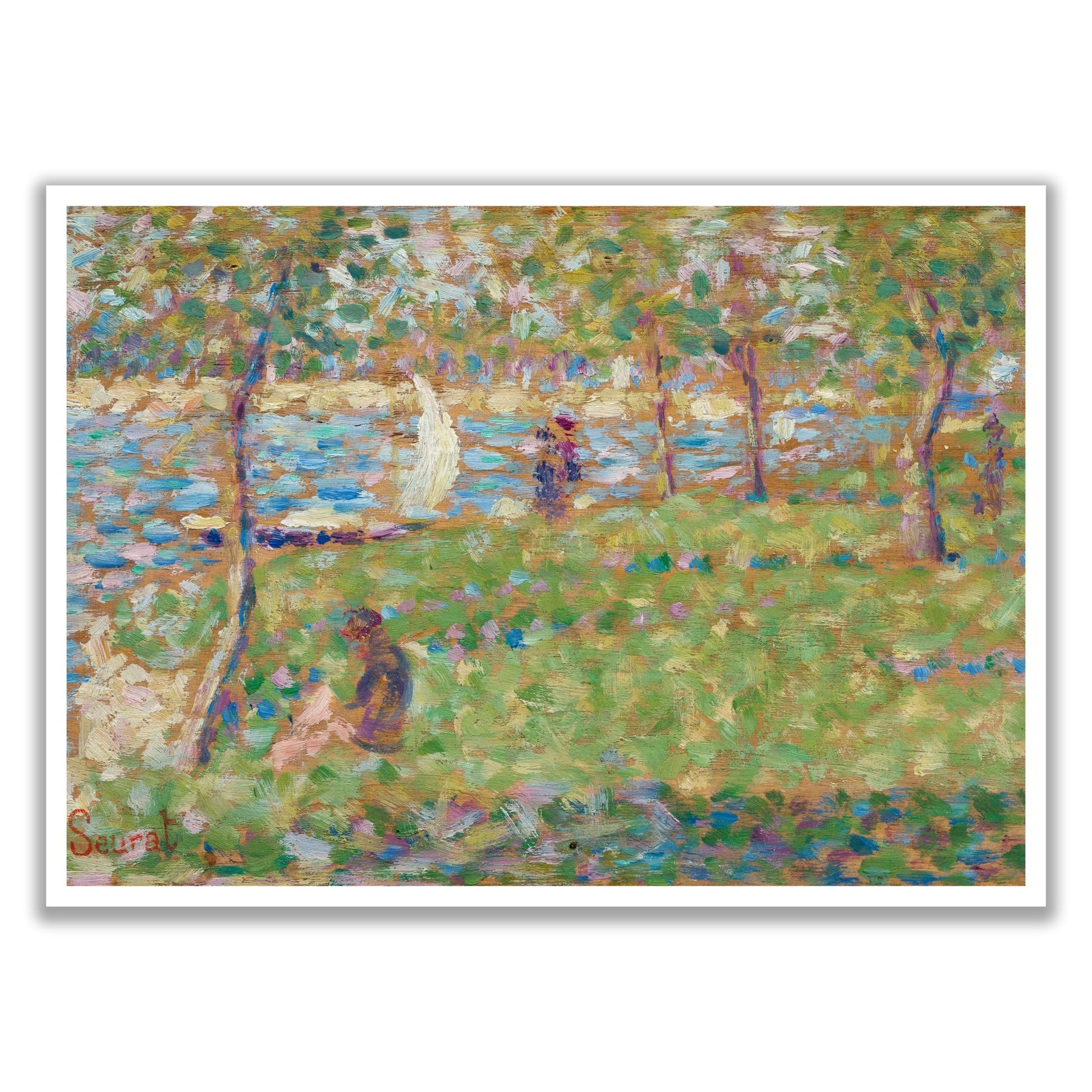 Study for "La Grande Jatte" (ca. 1884–1885) by Georges Seurat - The Print Vault