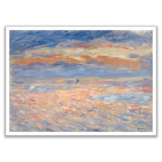 Sunset (1879 - 1881) by Pierre - Auguste Renoir - The Print Vault