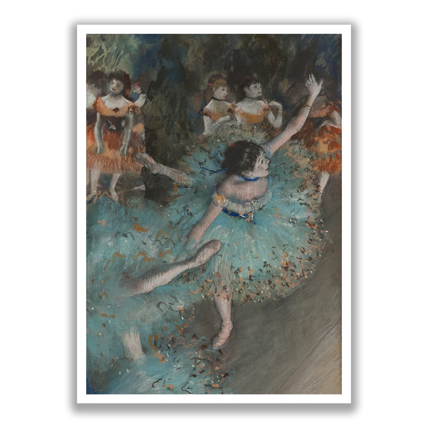 Swaying Dancer (1877) by Edgar Degas - The Print Vault