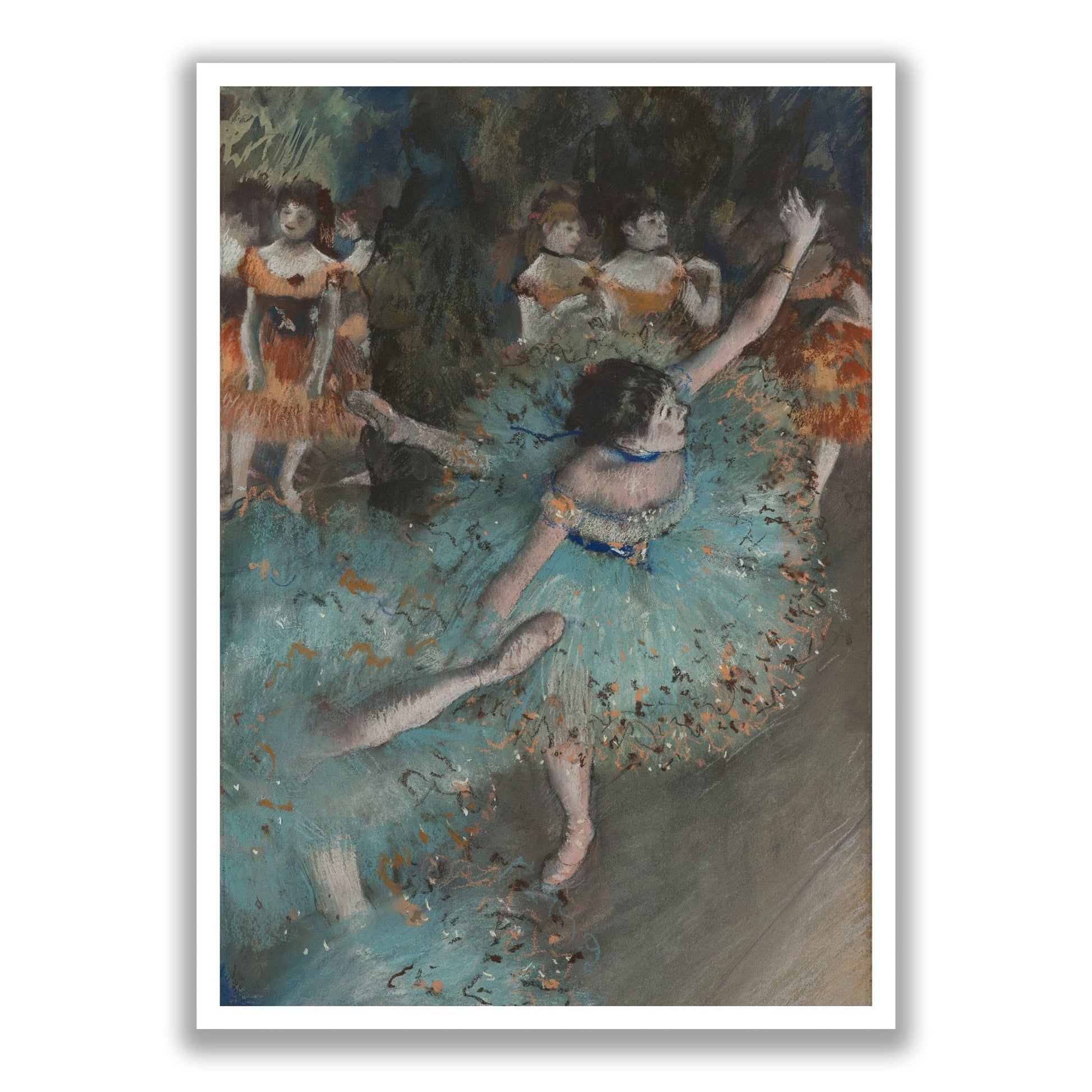 Swaying Dancer (1877) by Edgar Degas - The Print Vault