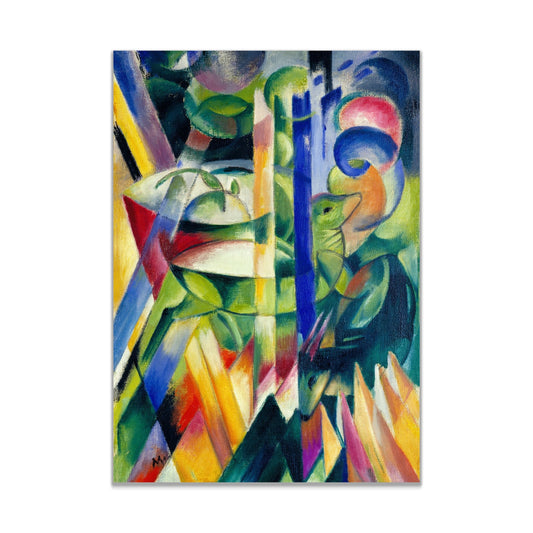The Little Mountain Goats (1913–1914) by Franz Marc - The Print Vault
