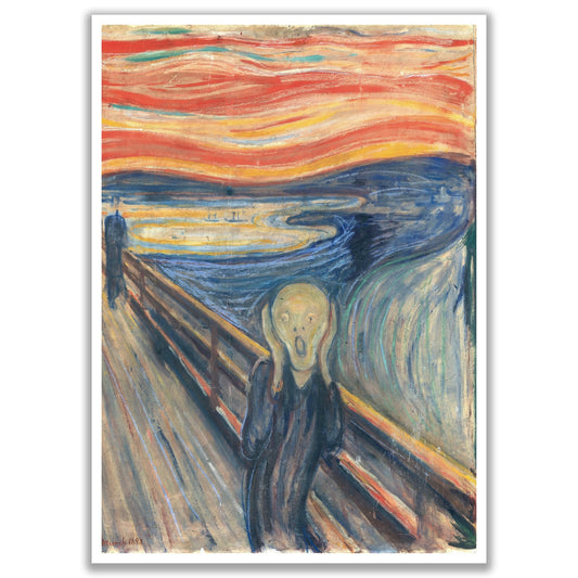 The Scream (1895) by Edvard Munch - The Print Vault