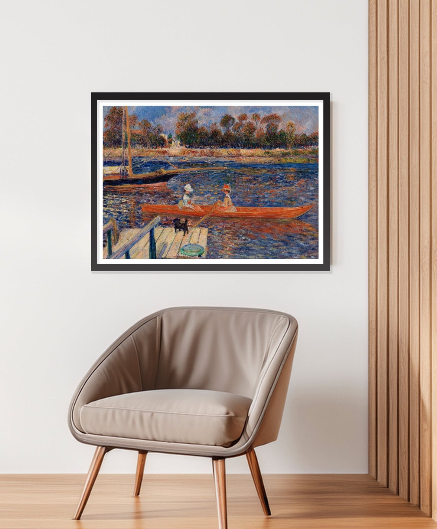 The Seine at Argenteuil by Pierre Auguste Renoir - The Print Vault