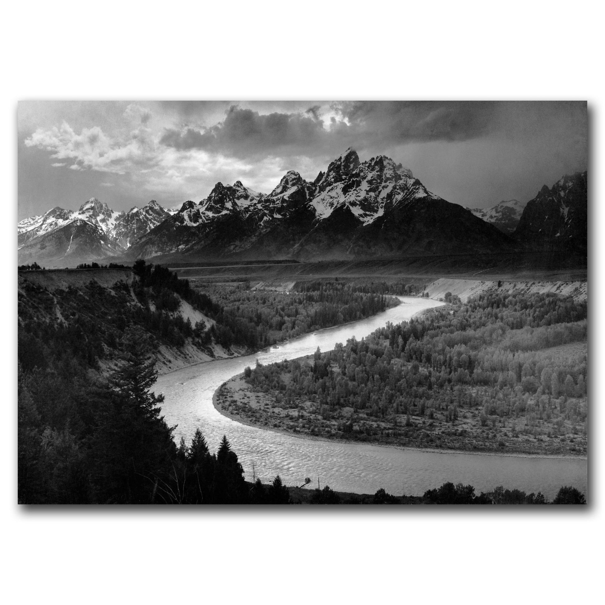 Ansel Adams Prints - The Tetons and the Snake River (1942) – Front View