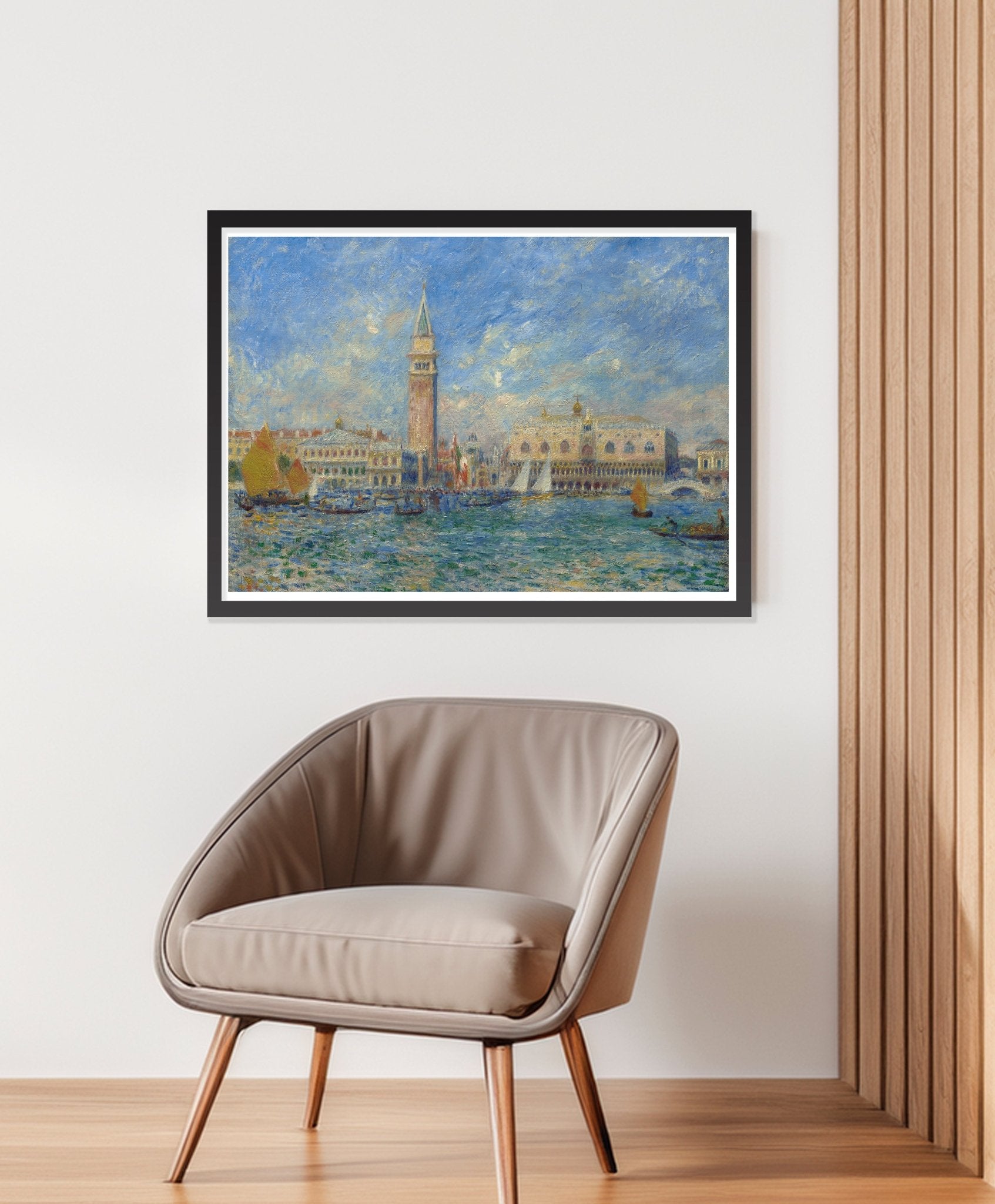 Venice, the Doge's Palace (1881) by Pierre Auguste Renoir - The Print Vault