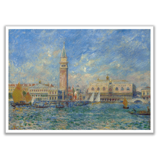 Venice, the Doge's Palace (1881) by Pierre Auguste Renoir - The Print Vault